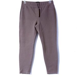 Sanctuary‎ Womens XL NWT Ponte Knit Runway Legging Taupe Brown/gray